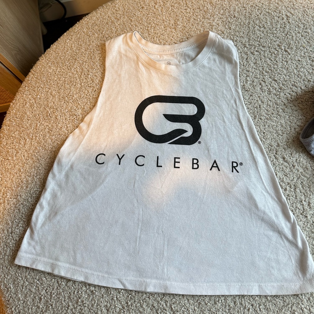 Cyclebar cropped tank. In good condition!